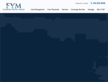 Tablet Screenshot of floridayachtmanagement.com